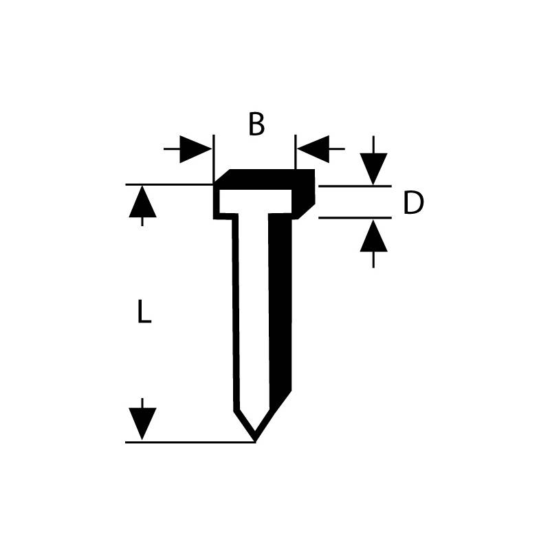 Obrázok BOSCH Klinec, typ 48 - 1,8 x 1,45 x 14 mm 1609200393