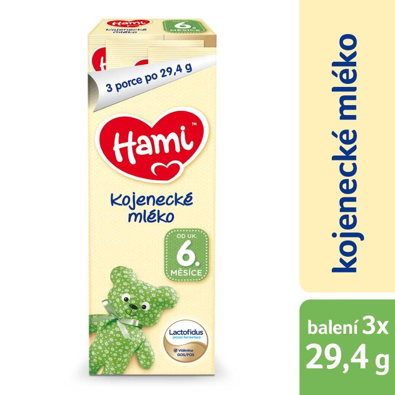 Obrázok Hami 6 Dojčenské mlieko 3 × 29 4 g (8590340160103)