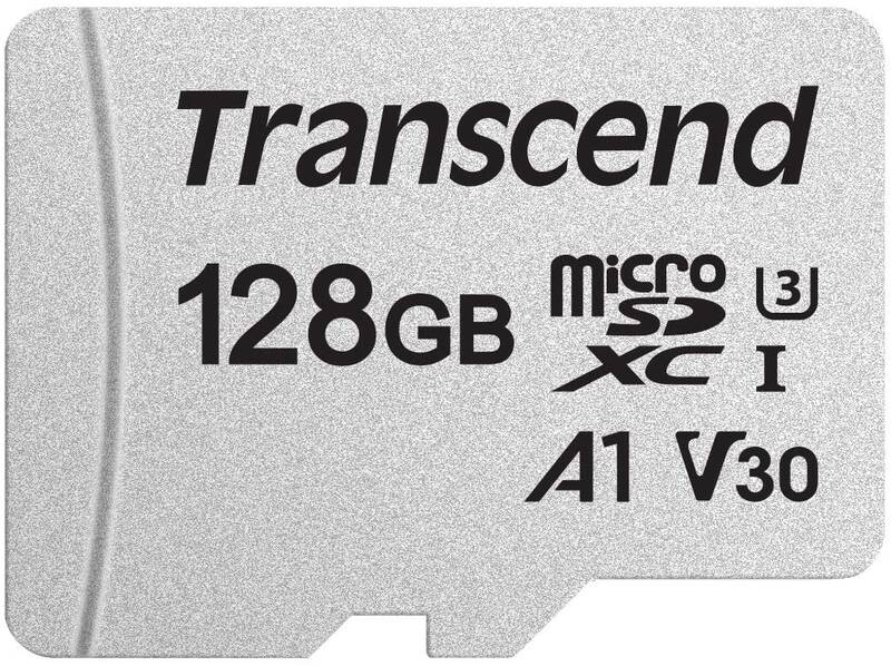 Obrázok Transcend microSDXC 300S-A 128GB Class 10 UHS-I U3 V30 A1, DF-TS128GUSD300S-A