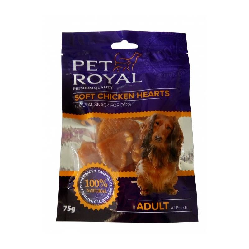 Obrázok Pet Royal Dog Soft kuřecí srdíčka 75g