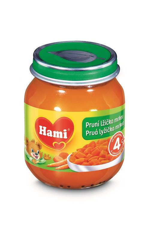 Obrázok Hami príkrm mrkvička 125 g (5900852002915)