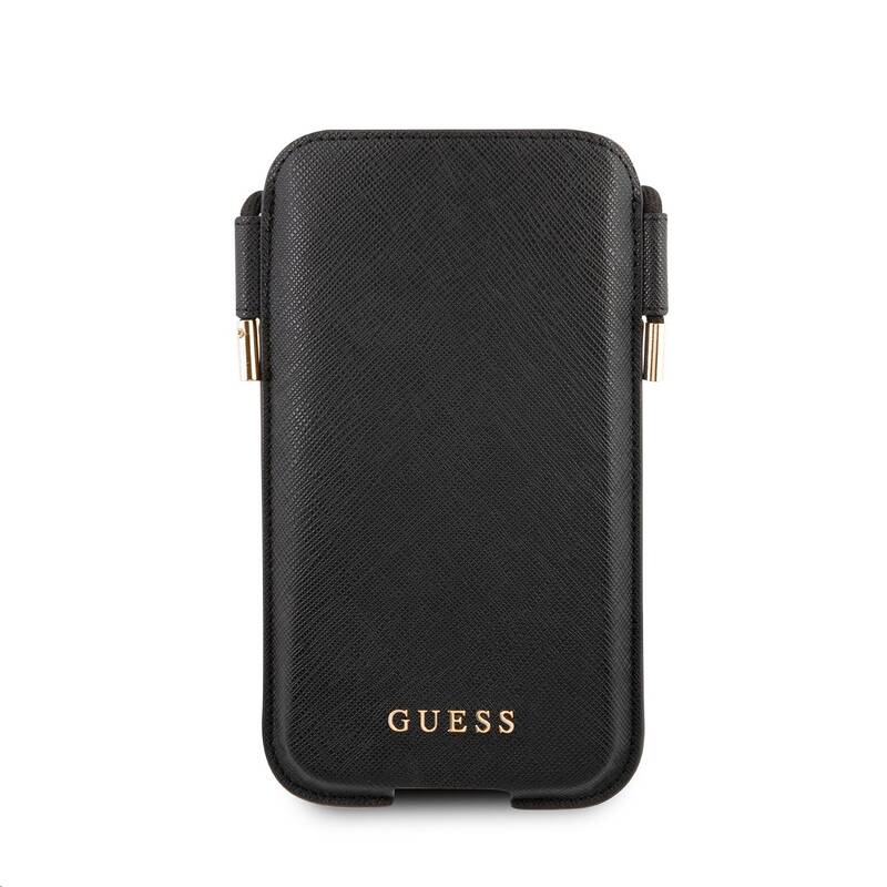 Obrázok Guess Saffiano Pouch Script Logo L (GUHCP12LSAPSBK) čierne