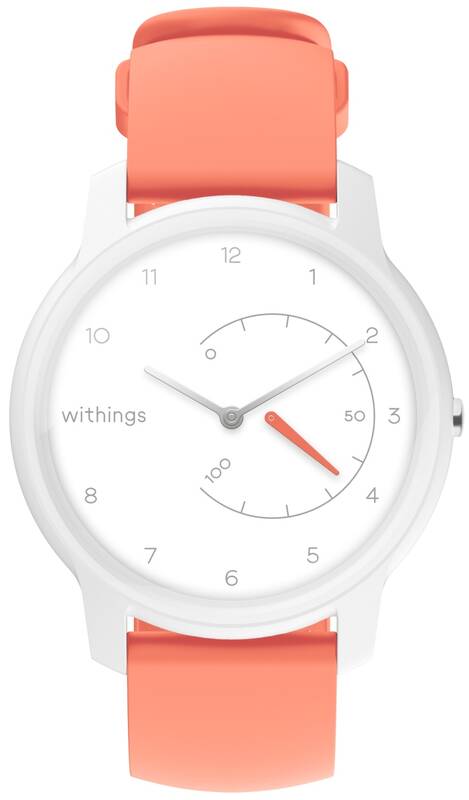 Obrázok Withings Move - White / Coral (3700546705229)