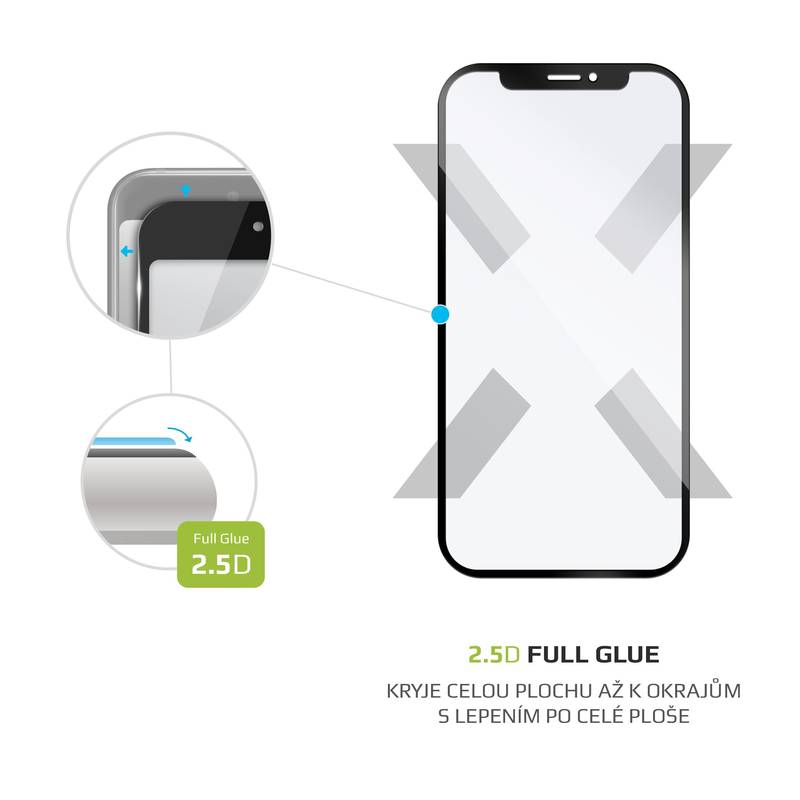 Obrázok FIXED FullGlue-Cover pre Xiaomi Poco X3 čierne (FIXGFA-620-BK)