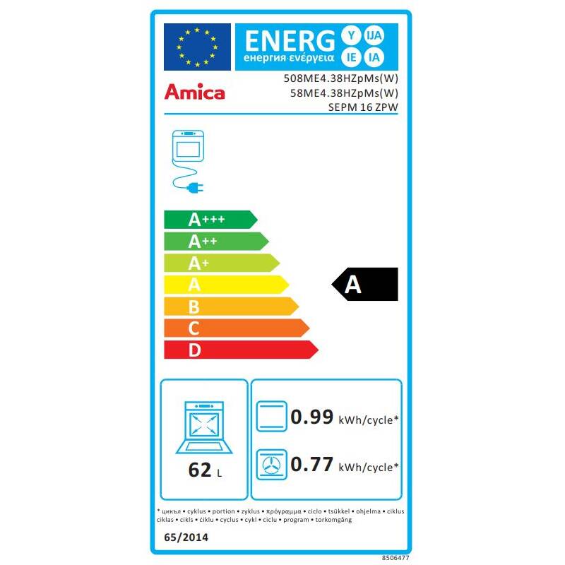 Obrázok AMICA 58ME4.38HZPMS(W)