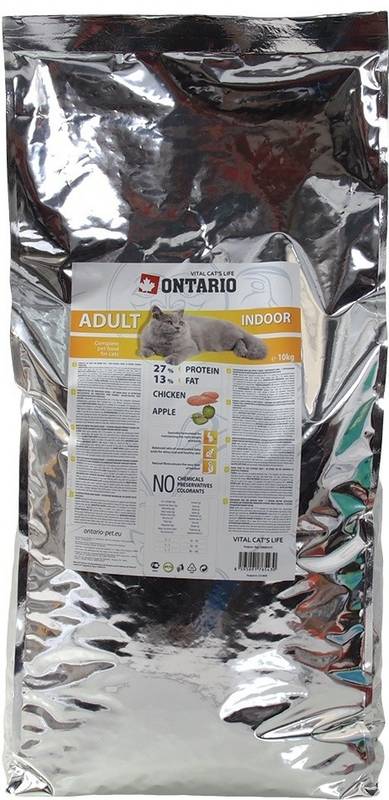 Obrázok ONTARIO ADULT INDOOR 10 KG (213-0049)