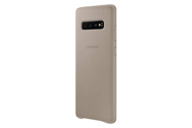 Obrázok Samsung Galaxy S10+ Leather Cover šedý (EF-VG975LJEGWW)