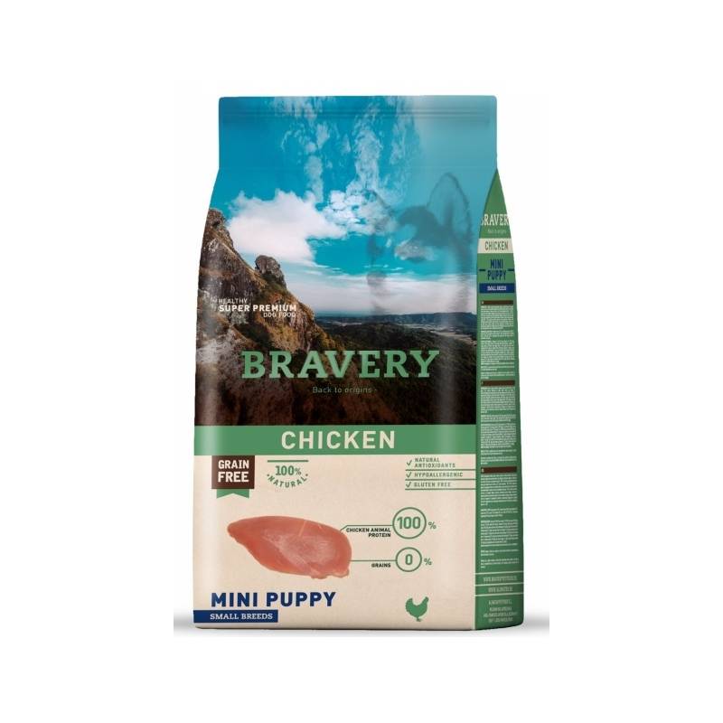 Obrázok Bravery dog PUPPY MINI chicken 7kg