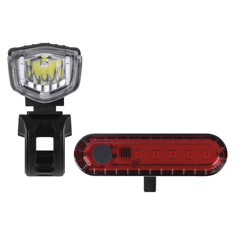 Obrázok LED predné + zadné nabíjacie svietidlo na bicykel P3923, 90 lm , EM_1446002300