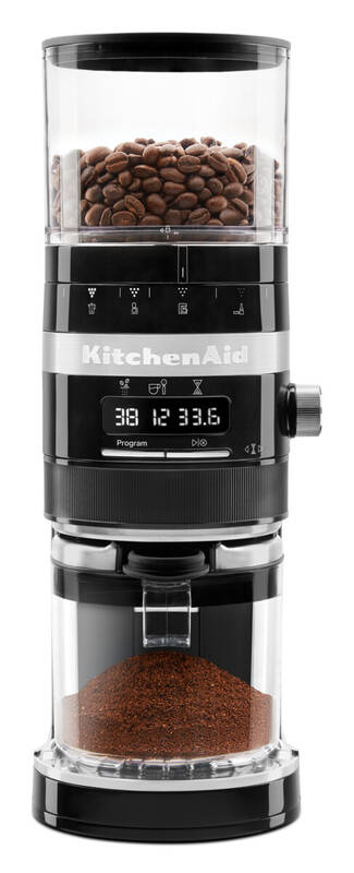 Obrázok Kávomlynček s mlecími kameňmi 5KCG8433EOB KitchenAid čierny