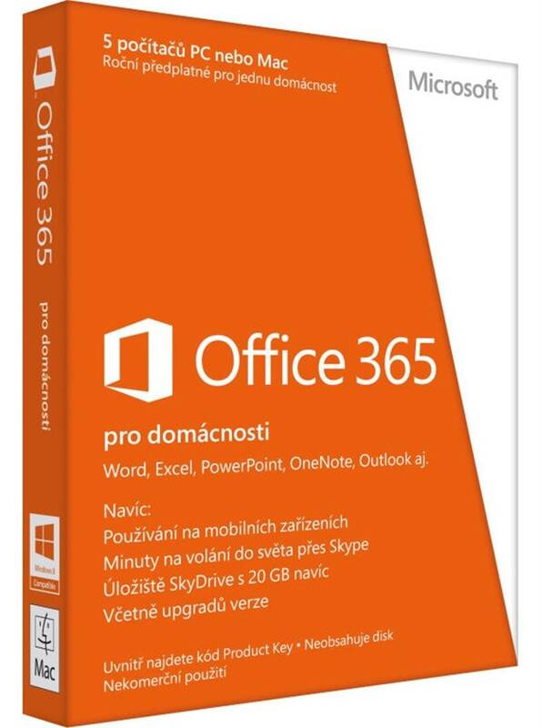 Obrázok Microsoft Office 365 pro domácnosti CZ ESD licence (6GQ-00092)