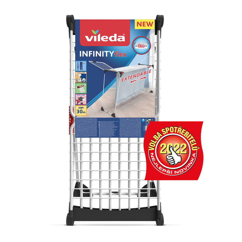 Obrázok VILEDA Infinity FLEX sušiak na bielizeň, 30 m (4023103229662)