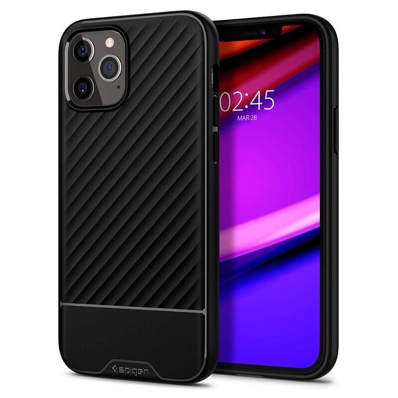 Obrázok Spigen Core Armor silikónový kryt na iPhone 12 / 12 Pro, čierny