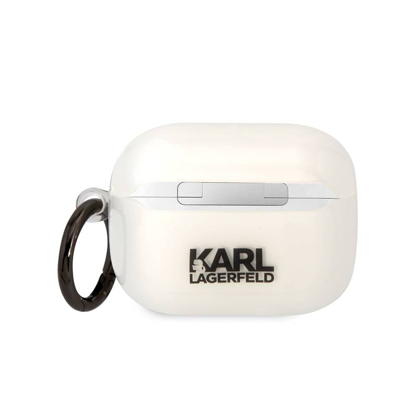 Obrázok Karl Lagerfeld 3D Logo NFT Choupette na Airpods Pro (KLAPHNCHTCT) biele