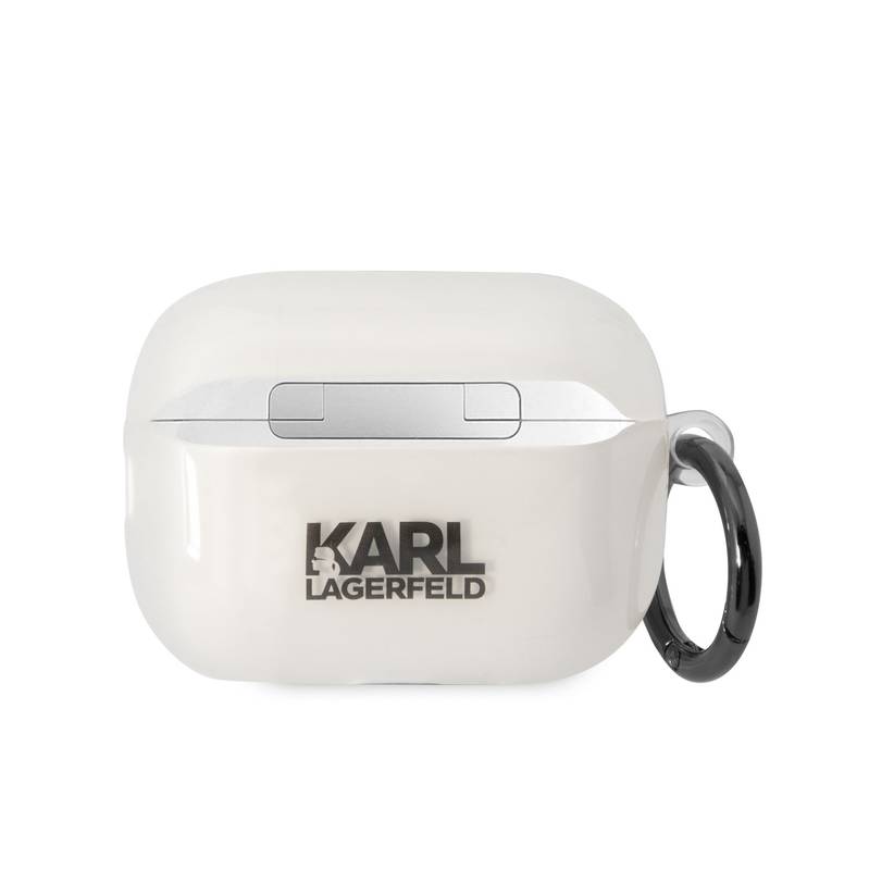 Obrázok Karl Lagerfeld 3D Logo NFT Karl Head na Airpods Pro 2 (KLAP2HNIKTCT) biele