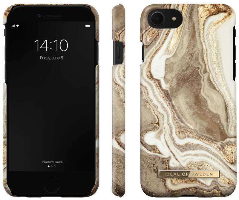 Obrázok iDeal Of Sweden Fashion na Apple iPhone 8/7/6/6s/SE (2020) - Golden Sand Marble (IDFCGM19-I7-164)