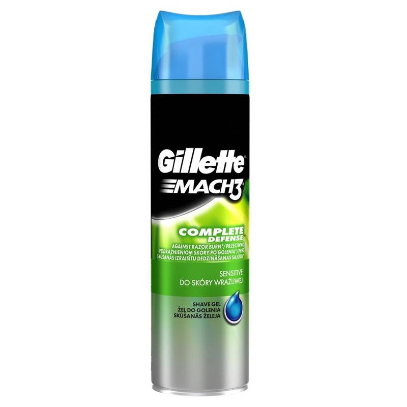 Obrázok GILETTE Gel na holenie MACH3 SENSITIVE 200ML