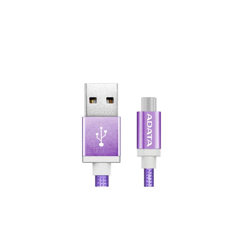 Obrázok ADATA microUSB 1 m fialový (AMUCAL-100CMK-CPU)