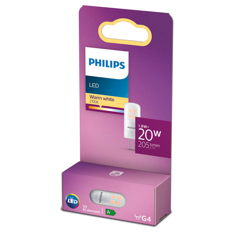 Obrázok Philips 1,8W, G4, teplá bílá (8718699767631)