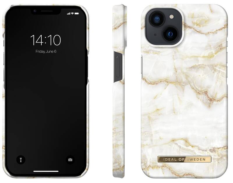 Obrázok iDeal Of Sweden Fashion na Apple iPhone 13 - Golden Pearl Marble (IDFCSS20-I2161-194)