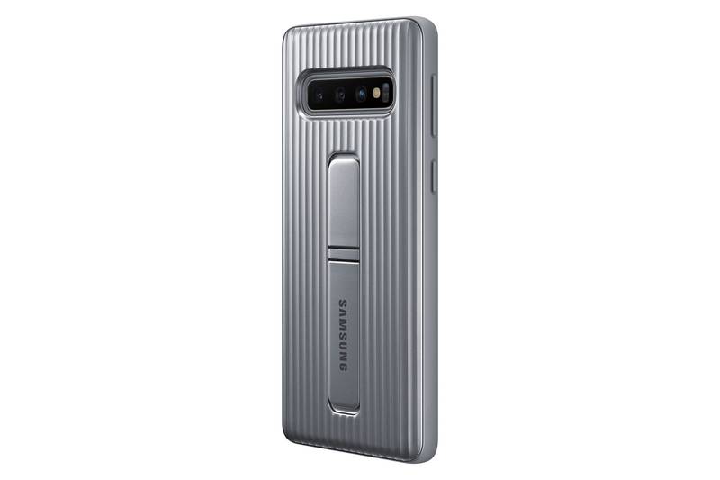 Obrázok Samsung Galaxy S10 Protective Standing Cover stříbrný (EF-RG973CSEGWW)