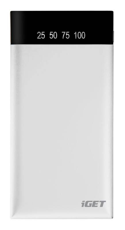 Obrázok iGET POWER B-10000W (10 000 mAh) Li-pol powerbank B-10000W