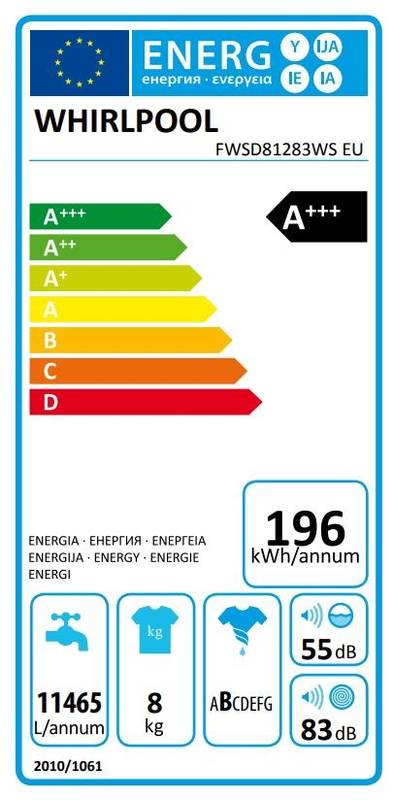 Obrázok WHIRLPOOL FWSD81283WS EU