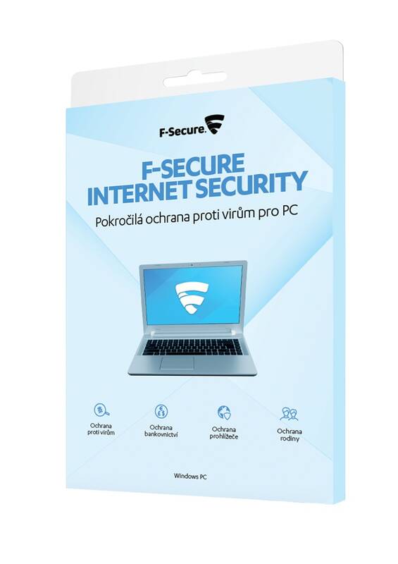 Obrázok F-Secure INTERNET SECURITY pro 1 zařízení na 1 rok  BOX (FCIPOB1N001G1_K)