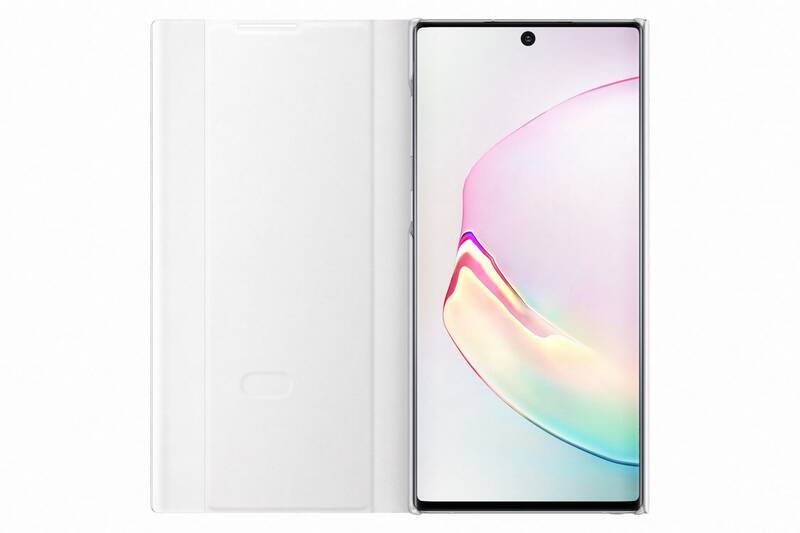 Obrázok Samsung Flipové puzdro Clear View na Galaxy Note10 biele (EF-ZN970CWEGWW)