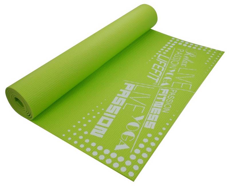 Obrázok Gymnastická podložka LIFEFIT SLIMFIT, 173x61x0,4cm, světle zelená