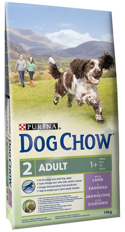 Obrázok Purina Dog Chow Adult jehněčí a rýže 14 kg