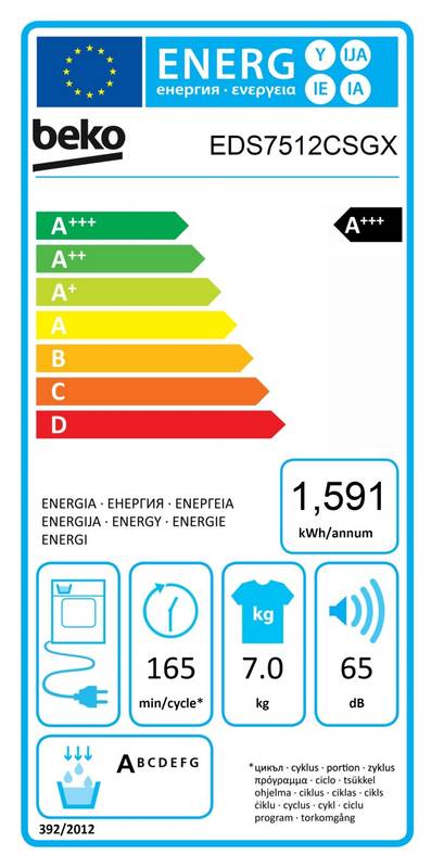 Obrázok BEKO EDS7512CSGX (7188233910)