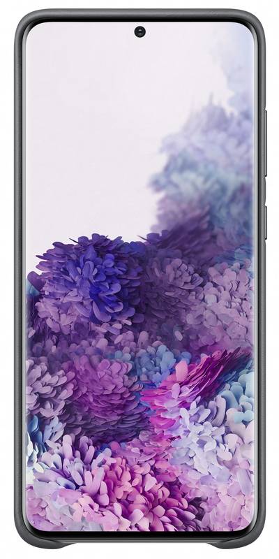 Obrázok Samsung Kožený zadný kryt pre Galaxy S20+ sivý (EF-VG985LJEGEU)