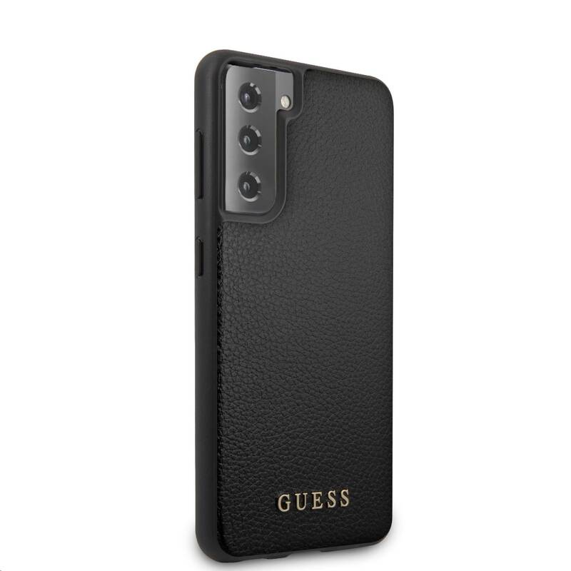 Obrázok GUHCS21SIGLBK Guess Iridescent Zadní Kryt pro Samsung Galaxy S21 Black