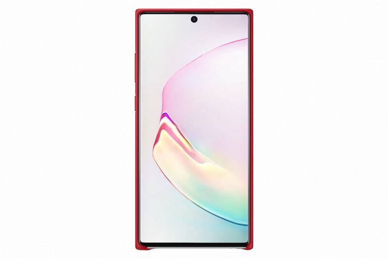 Obrázok Samsung Kožený zadný kryt na Galaxy Note10+ červený (EF-VN975LREGWW)