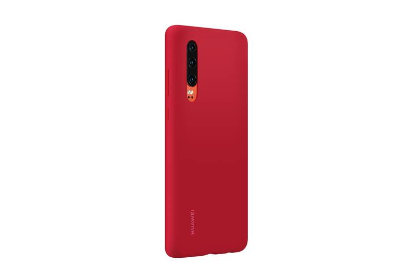 Obrázok Huawei Original Silikónové Car Puzdro Red na P30 (51992848)