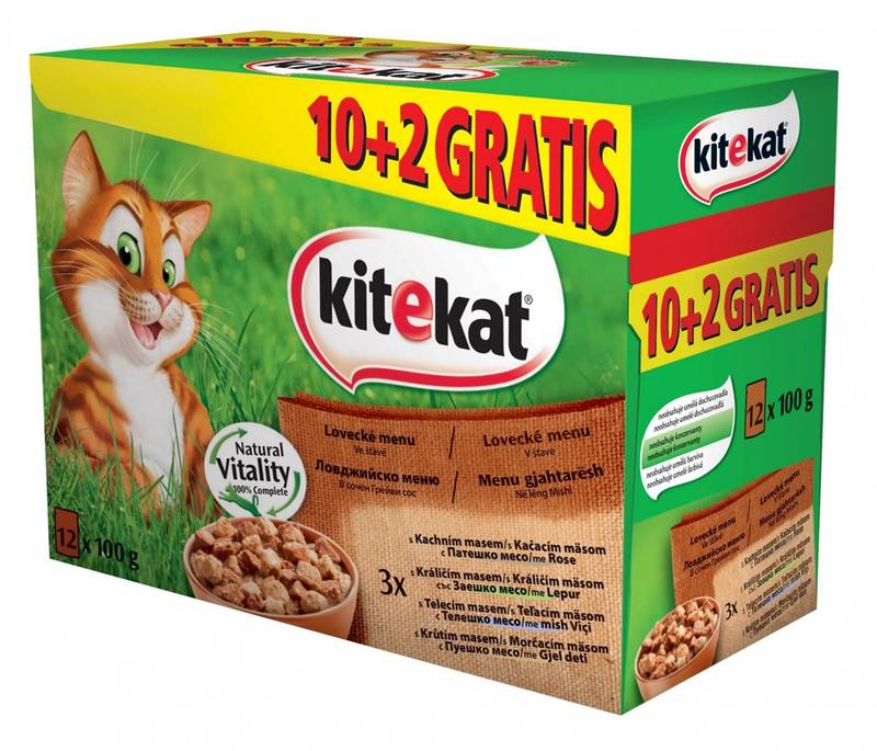 Obrázok Kitekat kapsa Lovecké menu 12x100g