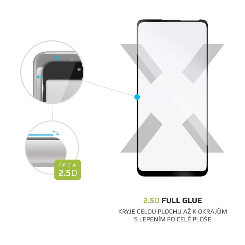 Obrázok FIXED FullGlue-Cover pre Samsung Galaxy M11, čierne (FIXGFA-571-BK)