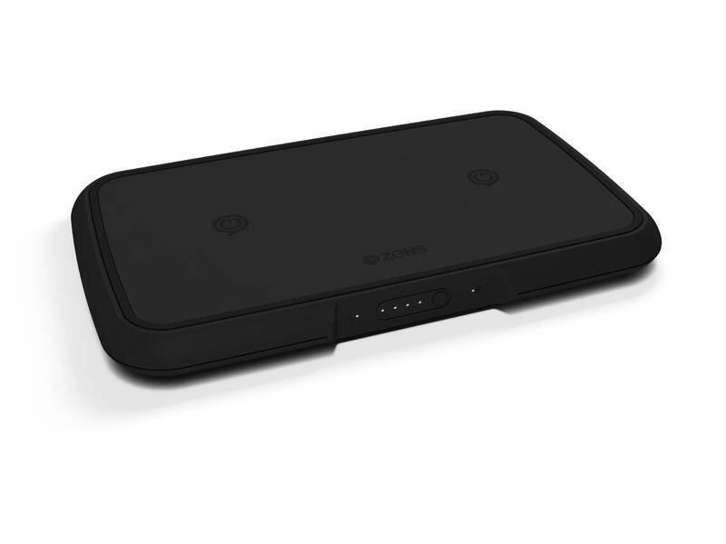 Obrázok ZENS POWER DUAL BANK WIRELESS CHARGER 9000 MAH