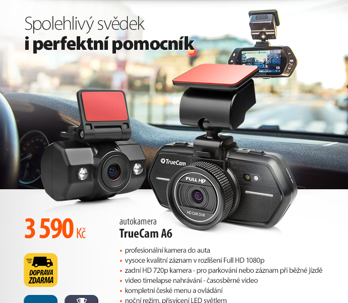 Autokamera TrueCam A6