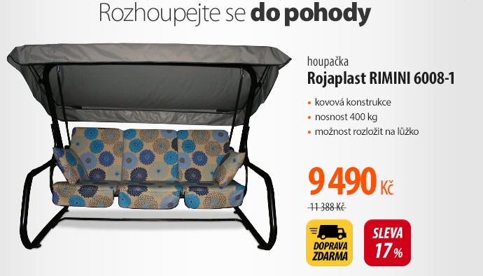 Houpačka Rojaplast RIMINI 6008-1