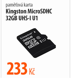 Paměťová karta Kingston MicroSDHC 32GB