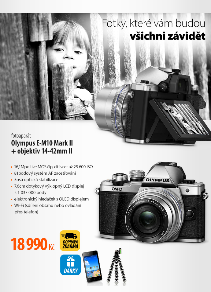 Fotoaparát Olympus E-M10 Mark