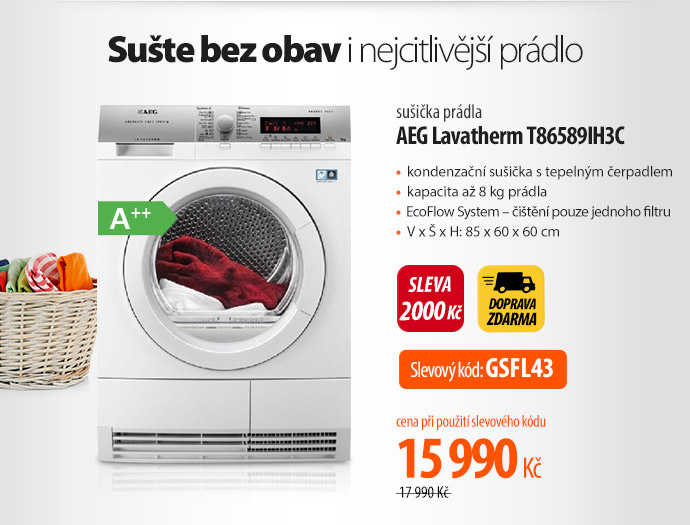 Sušička prádla AEG Lavatherm T86589IH3C