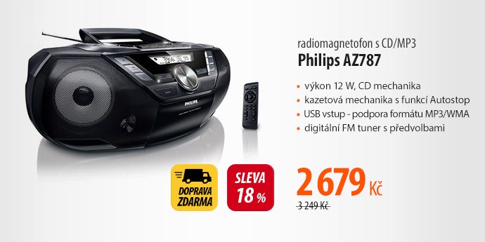 Radiomagnetofon Philips AZ787