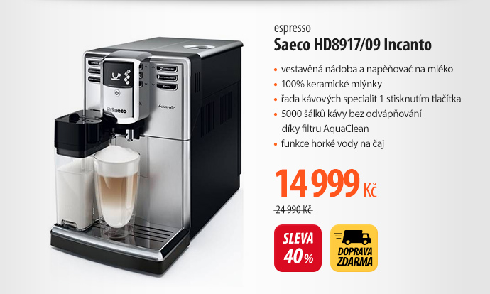 Espresso Saeco HD8917/09 Incanto