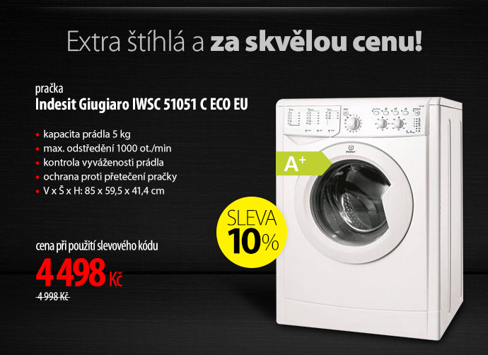Pračka Indesit Giugiaro IWSC 51051 C ECO EU