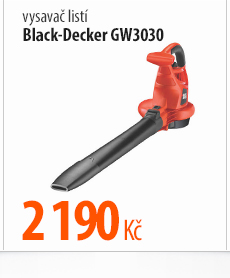 Vysavač listí Black-Decker GW3030