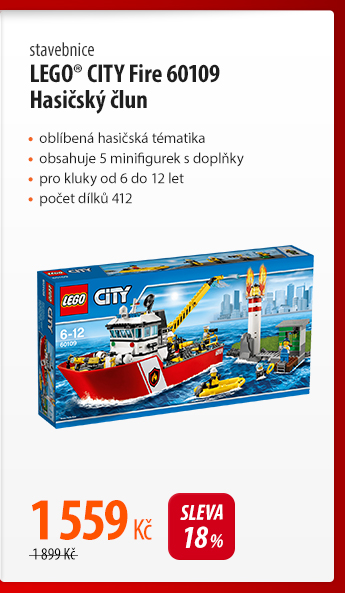 LEGO Hasičský člun
