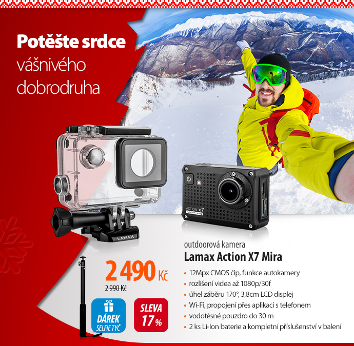 Outdoorová kamera Lamax Action X7 Mira